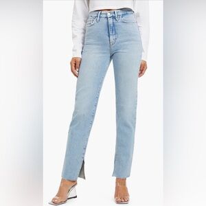 Good American Good Boy Curvy Jean with Flat Tech and Gap Proof waist band size 2